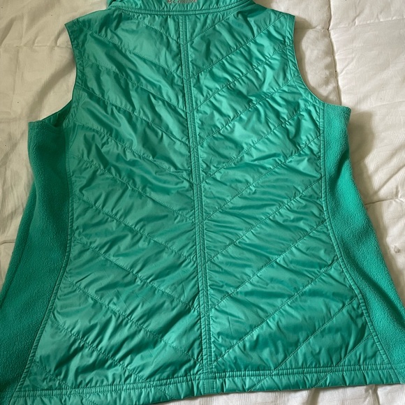 Columbia Puffer Vest-XL girls-excellent used condition-aquamarine- - Picture 4 of 10